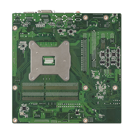 Micro ATX Motherboard with Intel<sup>&#174;</sup> Core™ i7/i5/i3, VGA/DVI, 10 x COM, 9 xU SB, dual LAN